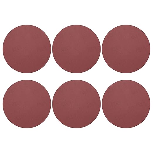 HARFINGTON 20 Pcs 6 Inch Sanding Disc 320 Grit Hook and Loop Sandpaper Random Orbital Sander Pads for Woodworking Automotive Metal Polishing