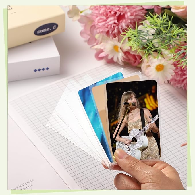 200 Pcs Kpop Photocard Sleeves Holder, 58 x 89 mm, fits 54 x 86 mm and 55 x 85 - Image 7