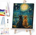 Cat Paint by Numbers for Adults by Clendo