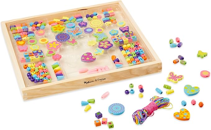 Melissa & Doug Created by Me! Bead Bouquet Deluxe Wooden Bead Set - Image 4