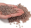 1500pcs Coffee 5mm Pearl Beads by chuyau