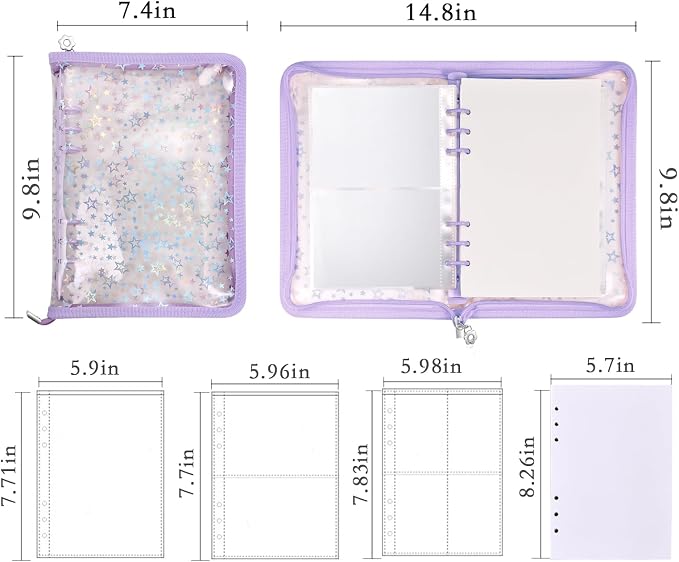 MUDOR 4 in 1 Sticker Storage Organizer, Binder - Image 2