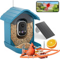 Bird Feeder with Camera, AI Bird Identification, Full HD Live Video, Solar by NAVFS