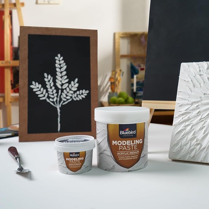 Bluebird Thick Modeling Paste White 28.2 Oz / 800gm - Image 8