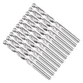Drill Bit, 6.2mm Cutting Diameter, 4241 HSS 118° Cutting Angle Uncoated Bright Versatile Jobber Bits - (Applications: for Drilling Plastic Wood Soft Metal), 10-Pieces
