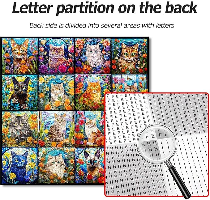 Bgraamiens Cats Mosaic Art Puzzle - Image 8