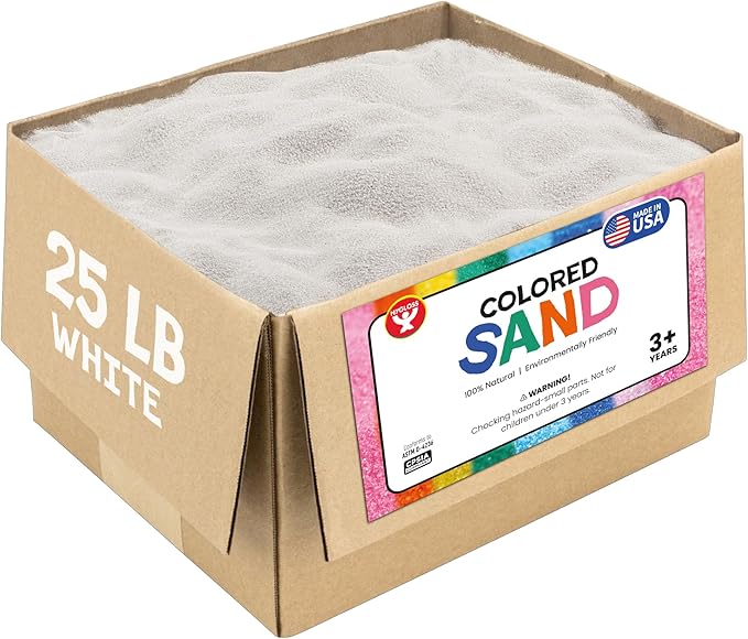Hygloss Colored Sand for Crafts - 25 lb by HyglossProductsInc