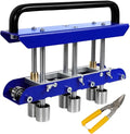 Three-Station Edge Roller for Bending Metal Roofing Materials at 0-90 ° Angle,Sheet Metal Edge Roller Bender Fit for 29 to 22-Gauge Steel,Making 5/8" to 4" (16 to 102 mm) Bends.