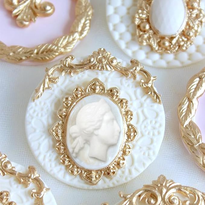 Art Molds for Polyclay Air Dry Clay Plaster Epoxy Resin Fondant Cake Decor - Image 5