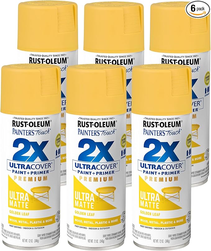 Rust-Oleum Painter's Touch 2X Ultra Cover Spray Paint, Fast Dry, Sprays from by Rust-Oleum