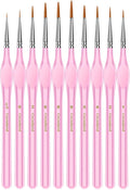 Miniature Paint Brushes, Micro Detail Paint Brush Set, Triangular Grip Handles by Unknown