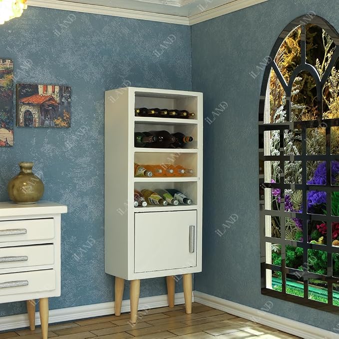 iLAND Dollhouse Furniture on 1/12 Scale of Dining-Room, Wooden Doll House - Image 5