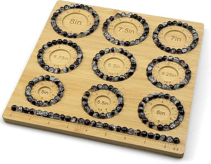 Petoysoso Bead Boards for Jewelry Making, Bamboo Beading Board for Jewelry - Image 4