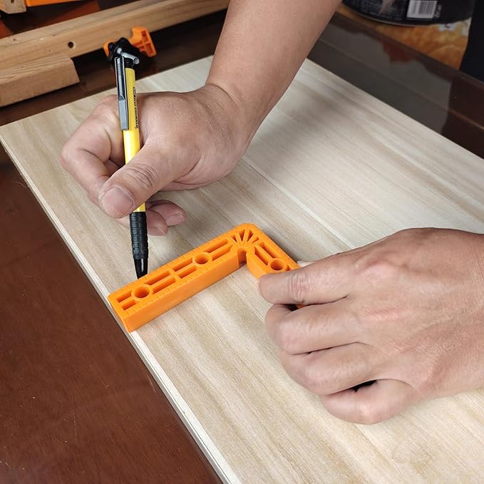90 Degree Clamp,Positioning Squares, 3" 4" 2.3" Right Angle Clamp with 12 Clamping Squares,Corner Clamps Woodworking Tool for Pictures Frames, Cabinets, Boxes