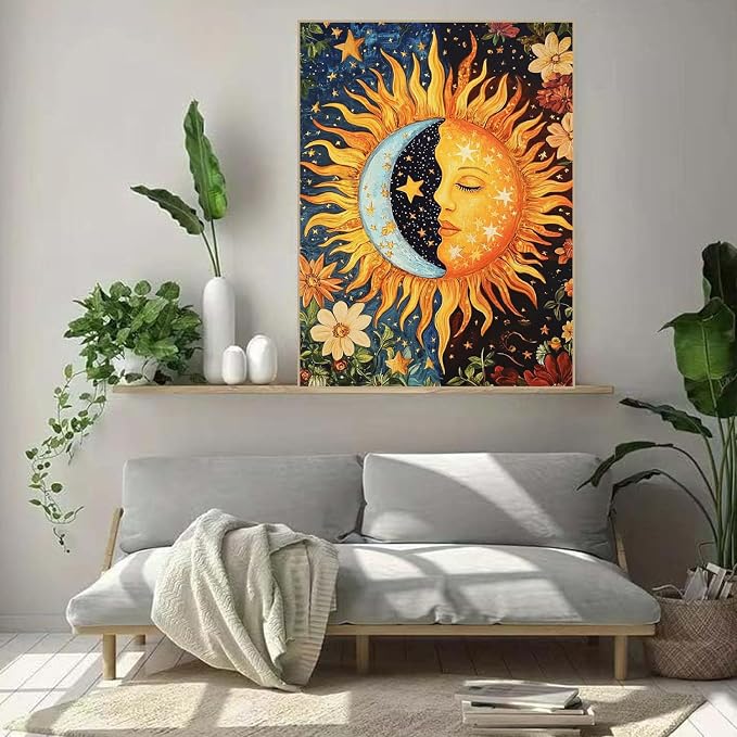 WUDWL Sun and Moon Diamond Art Kits - Image 4