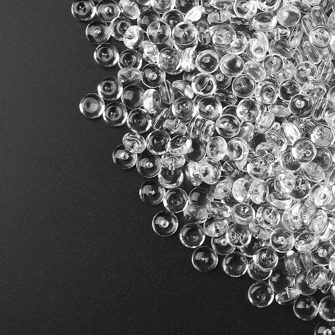 PMLAND Acrylic Mini Flat Marbles, Beads 3500+ Pcs 6 mm in Diameter - Image 2