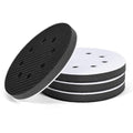 4Pack 5 Inch 8 Holes Orbital Sander Foam Pad,Hook and Loop Foam Sanding Pads,Sponge Cushion Buffer Backing Pad for Orbital Sander