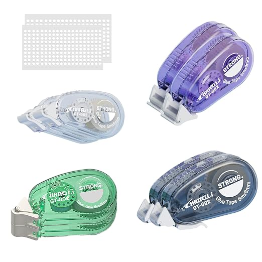 FUNSKY 8 Pack Double Sided Tape Roller by Unknown