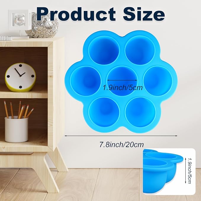 3 Pack Silicone Air Fryer Egg Bite Mold - Image 2