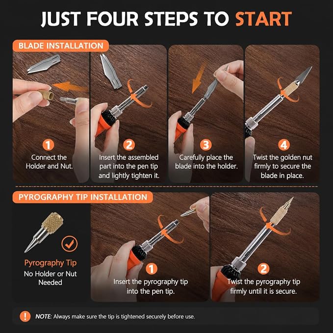 K KERNOWO Wood Burning Tool Kit - Image 5