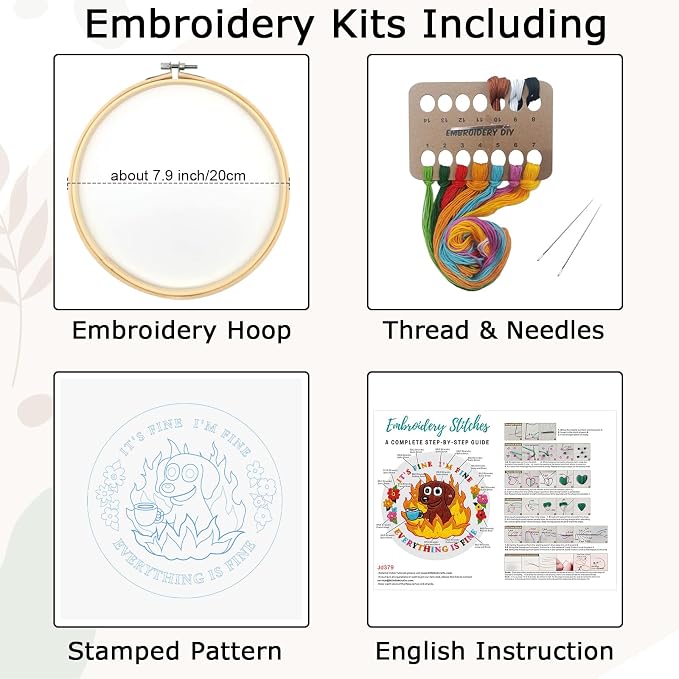 Nuberlic Cute Dog Embroidery Kits - Image 8
