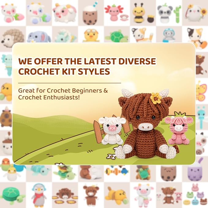 Mewaii Beginner Crochet Kit - Image 6