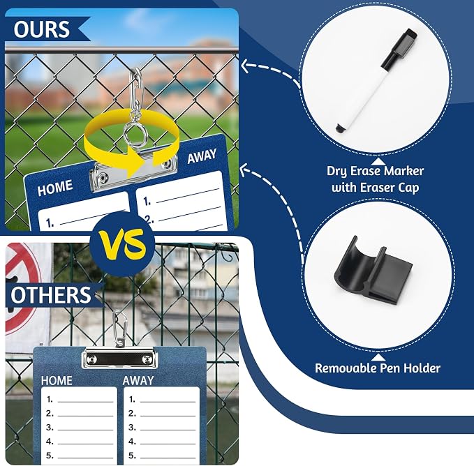 WISYOK Baseball Clipboard, Dry Erase, - Image 4
