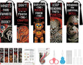 VIGEGU 5 Pcs Horror Stamped Cross Stitch Bookmark Kits by VIGEGU