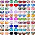 Aipridy European Large Hole Beads, Colorful Glass Charm Beads Set by AIPRIDY