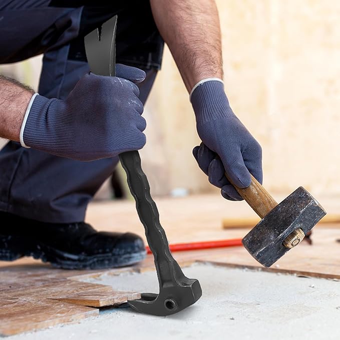 Lytool 12" Cats Paw Pry Bar & Nail Puller - Heat-Treated Steel Precision Tool for Carpenters & DIYers | Ergonomic Grip