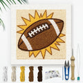 DOODLREAM American Football DIY Punch Needle Embroidery Kit by Doodlream