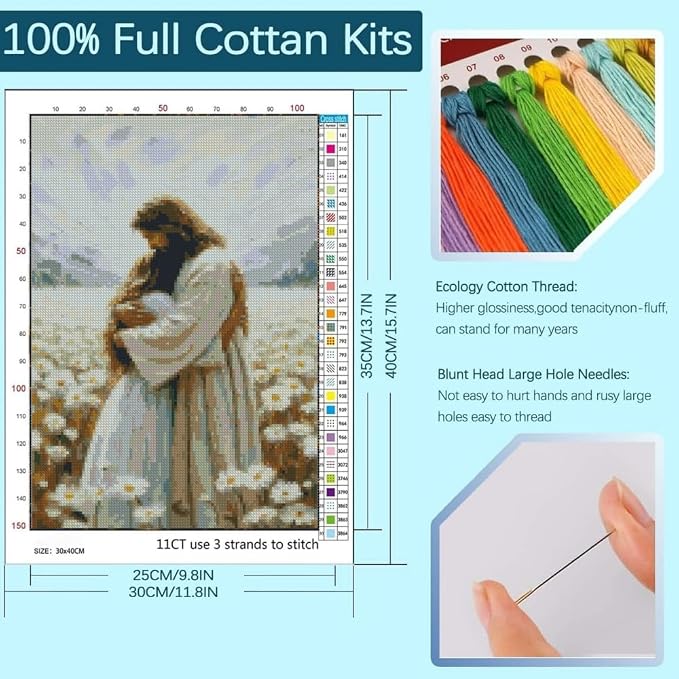 niurenmaoyi Stamped Cross Stitch Kits - Image 2