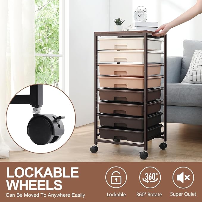 SYKIARIOL Rolling Storage Cart - Image 4