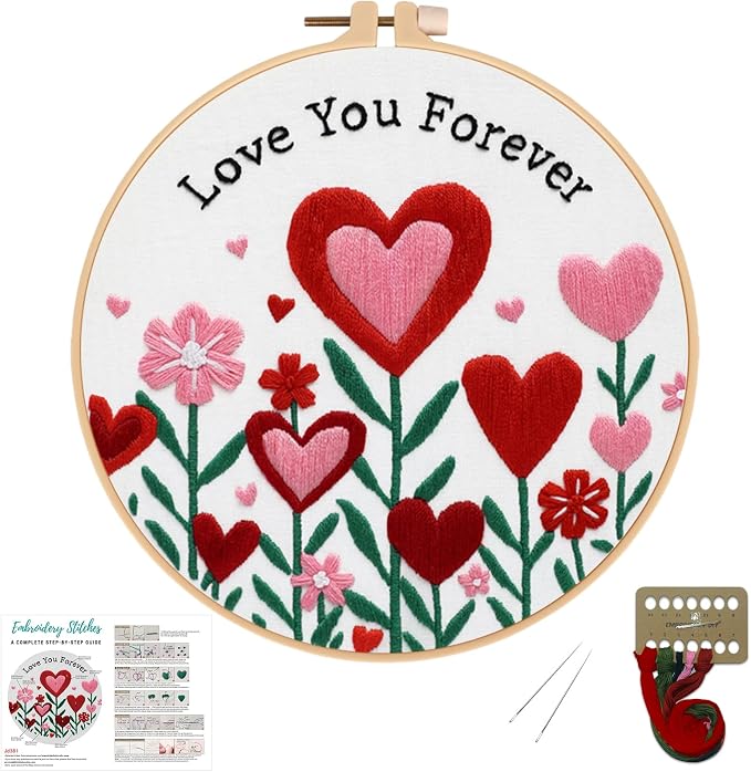 Nuberlic Valentine Embroidery Kit by Nuberlic
