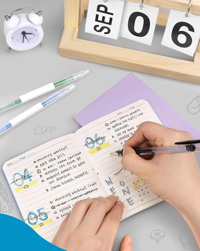 Dynta Mini Lined Notebooks Bulk 60 Packs A6 Small Pocket Notebooks Ruled Page - Image 2