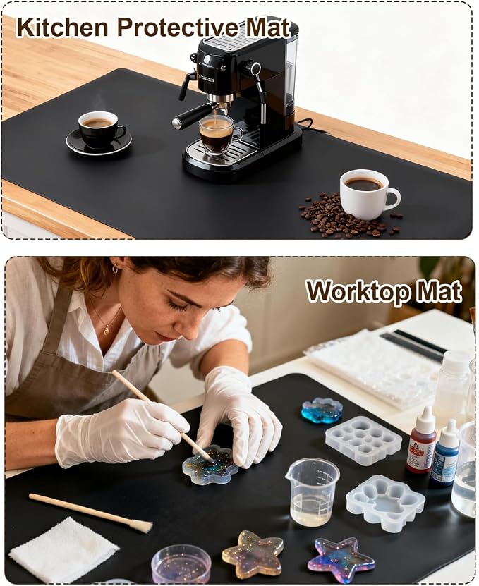 Silicone Crafting Mat for Artists, Jewelry Casting, Acrylic Painting, Clay Work - Image 5