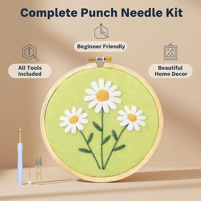 Punch Needle Kits For Adults Beginner, Punch Needle Starter Kit Easy, - Image 2