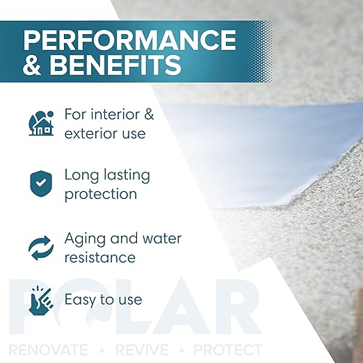 Polar TapeSeal Clear - 5" x 5 ft | Rubberised Waterproof Tape for Leaks & Cracks on Roofs, PVC Pipes, Downpipes, Plumbing & Gutters | All-Purpose Indoor & Outdoor Sealant Tape for Lasting Protection