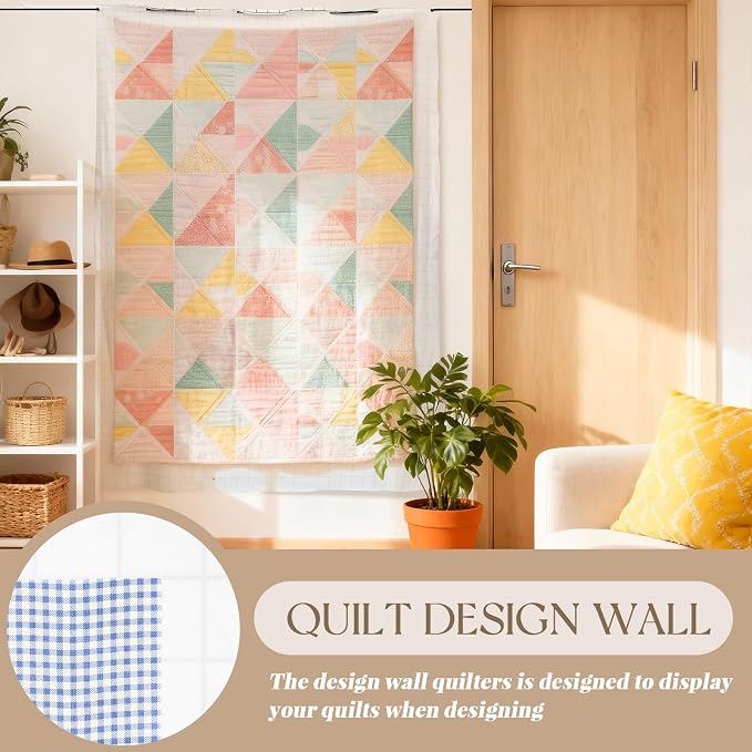 Buryeah 1 Pcs Quilt Design Wall Fabrics 72 in x 60 in - Image 6