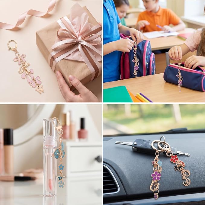BESARME 230Pcs Keychain Making Kit - Image 7