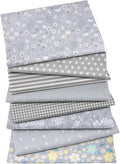 Aubliss 8pcs Fat Quarter Fabric Bundles 100% Cotton 20'' x 20''Quilting Cotton by Aubliss