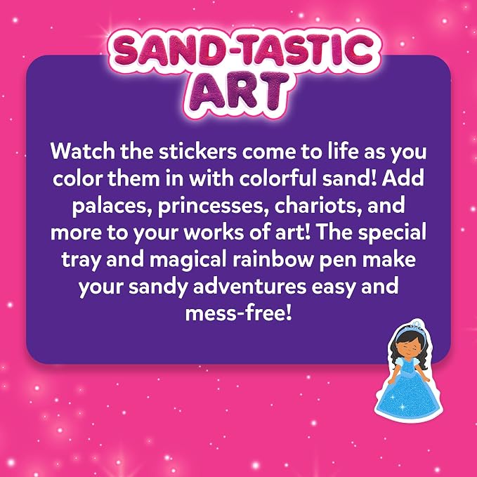Skillmatics Sand Art – Mess-Controlled Unicorn & Princess Craft Activity | DIY - Image 8