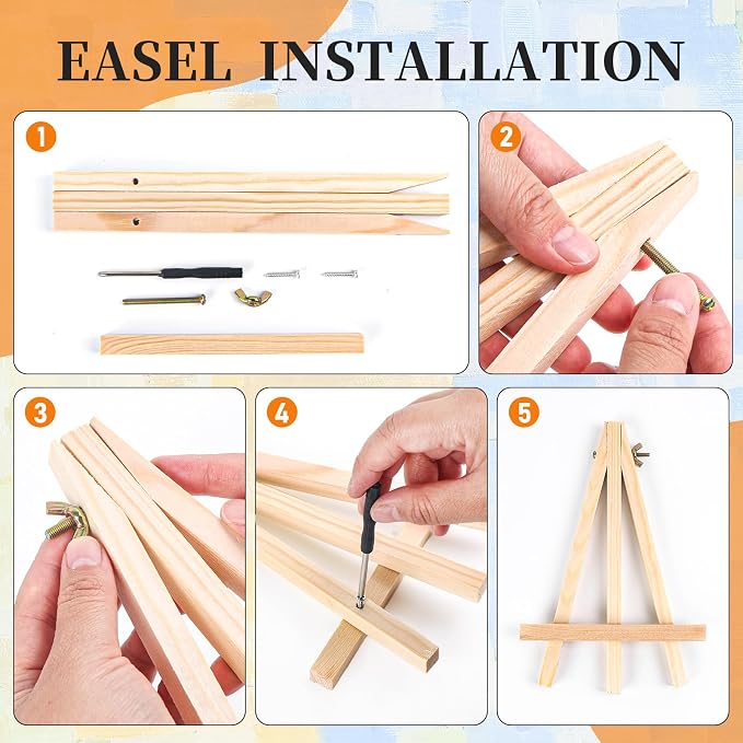 4 Pack Paint by Numbers Kit for Adults - Image 7