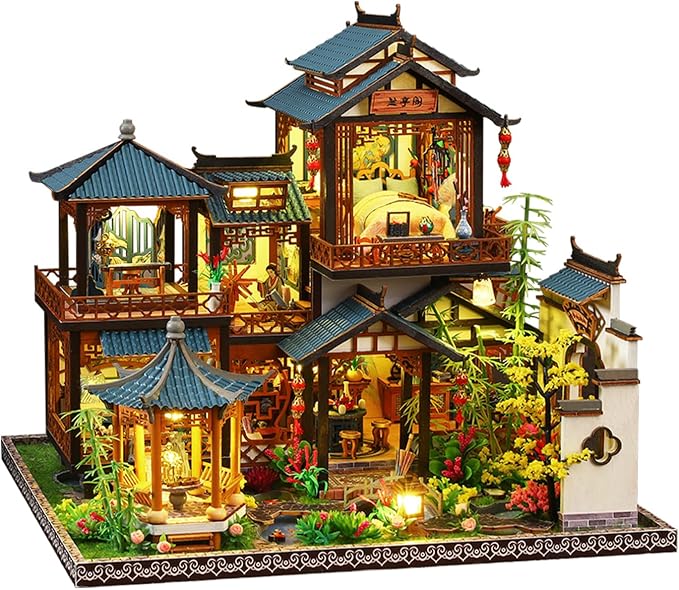 OZJAY Miniature House Kit, Mini House Building Kit by OZJAY