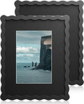 8X10 Wavy Picture Frame With Mat by Unknown