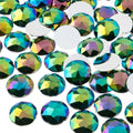 John Bead 200 Pieces 16mm, Acrylic Round Flat Back Rhinestones by JohnBead