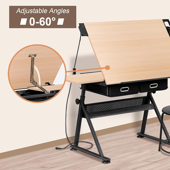 ZENY Adjustable Drafting Table - Image 3