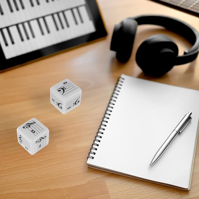 oyeftp Fun Five-Line Staff Music Note Dice - Image 7