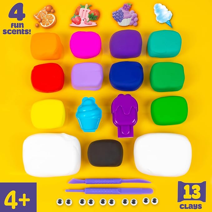 Play-Doh Air Dry Clay Variety Pack, Scented Air Dry Clay - Image 3