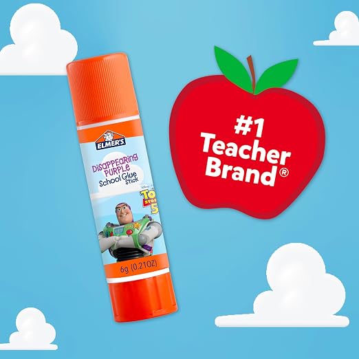 Elmer's Glue Sticks Featuring Toy Story Characters, Disappearing Purple Glue - Image 5